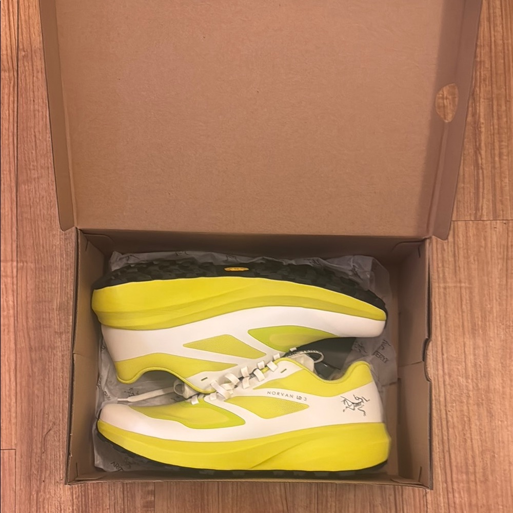 Arc'teryx Norvan LD 3 Running Shoes - Yellow and White